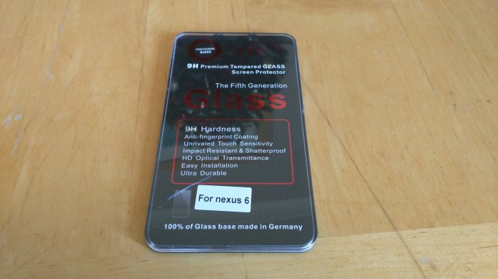 MFX Glass Screen protector for Nexus 6