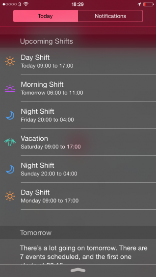 Shifts is the Must Have Calendar for Shift Workers