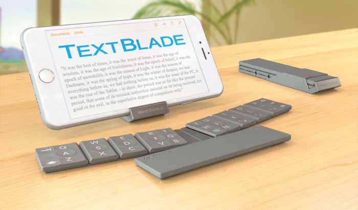 Waytools Textblade the multitouch keyboard goes on sale