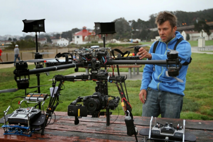 4K Drone video shot using a smartphone