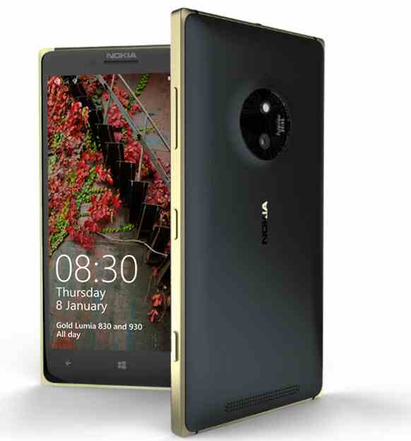 Lumia 830 and Lumia 930 to be available in gold