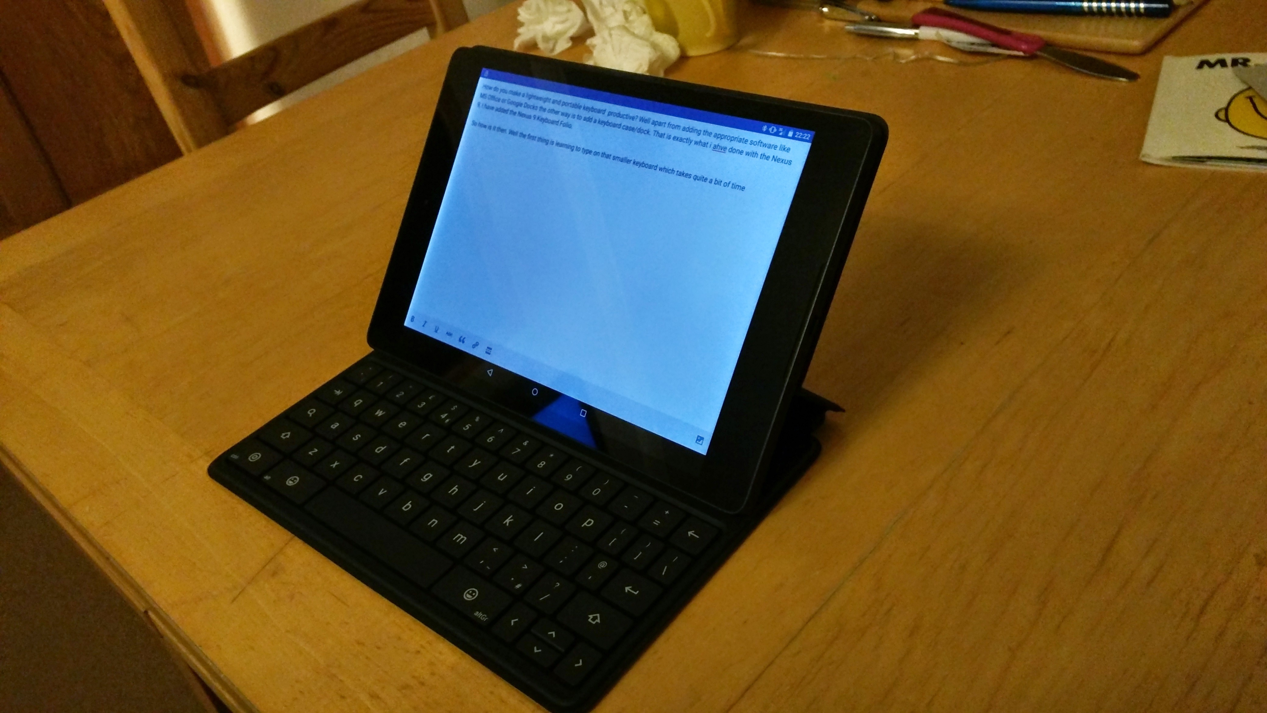Nexus 9 Keyboard Folio Review