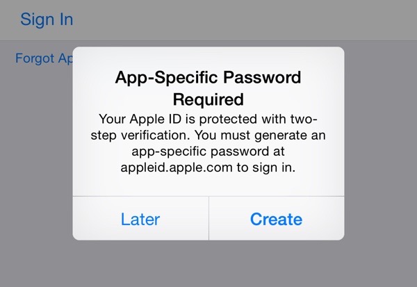 Two step verification for iMessage and FaceTime