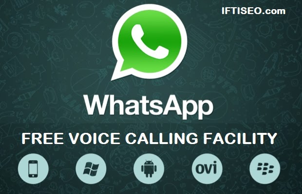 WhatsApp rolling out voice calling features