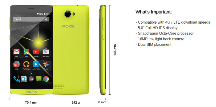 MWC   Hands on with the Archos 50 Diamond