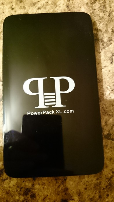 PowerpackXL Medium review   the one with lights on