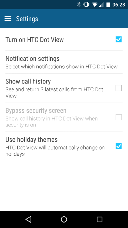 HTC update their Dot View app with some rather cool new features
