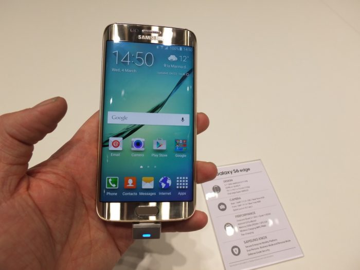 Samsung Galaxy S6 and S6 edge. Yes, they launched today.