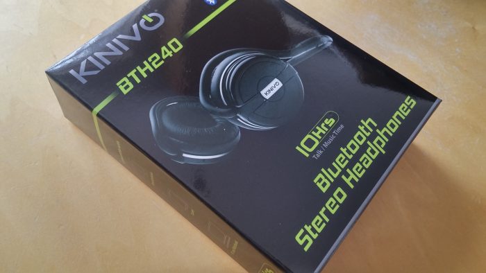 Kinivo BTH240 Bluetooth over ear headphones. Reviewed.