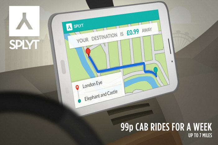 Reduce your London cab ride cost   Share the bill with SPLYT