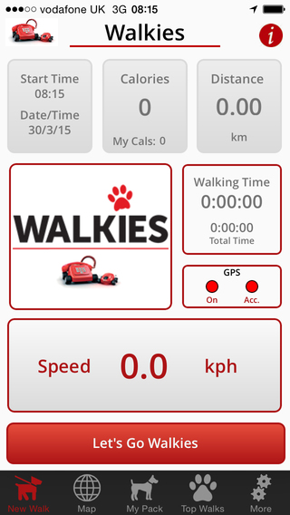 Track and share your dog walks with Walkies