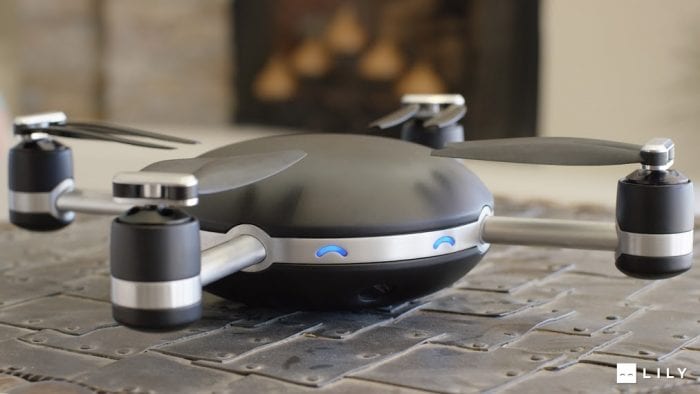 The drone that follows you. Lily.