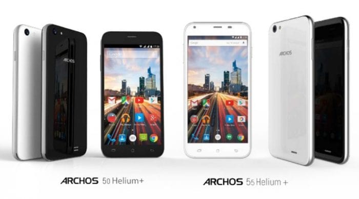 Archos 50 and 55 Helium Plus, UK bound in July.
