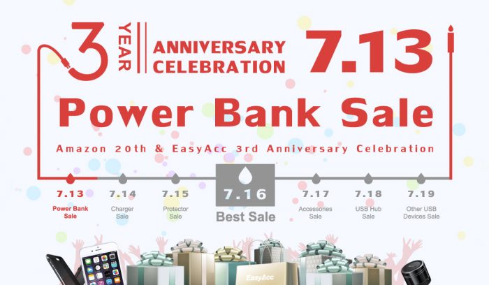 EasyAcc 3rd Anniversary sale!