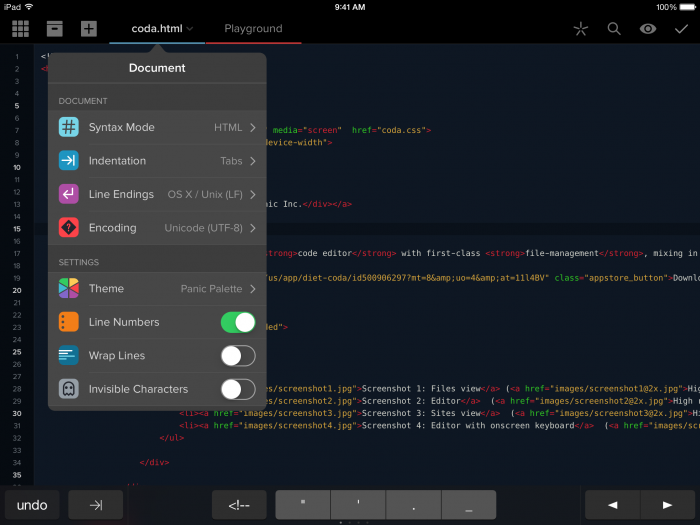 Coda 2 for iOS is an Amazing Update to a Great App