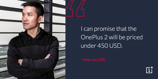OnePlus Two to be priced under $450 (£289)