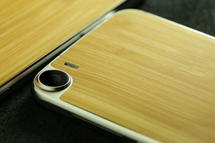 DOOGEE F3 Pro   Not much money, and its made with wood and bamboo!