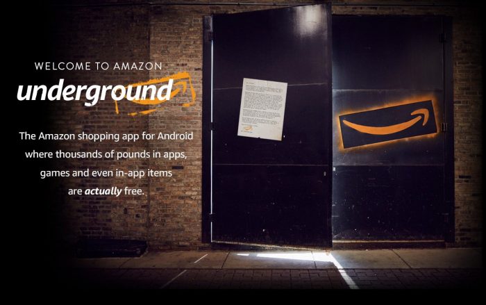Amazon offers advert free apps for absolutely nothing on the Underground