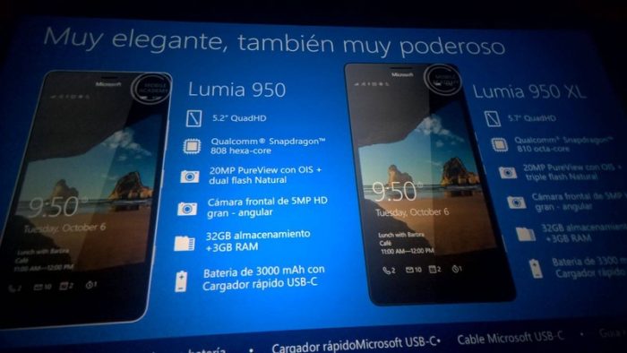 New Microsoft Lumia 950, 950 XL revealed.