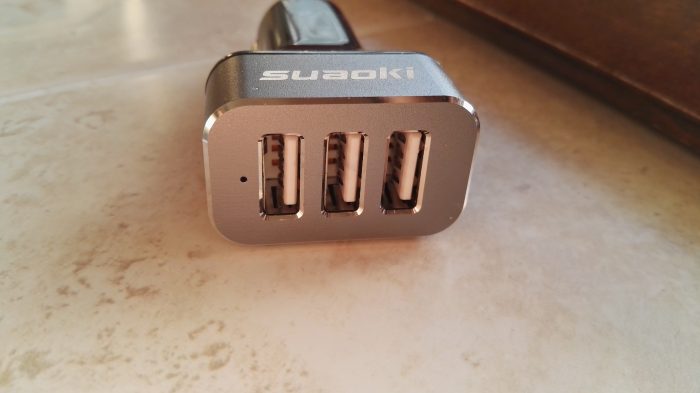 Suaoki 7.2A 36W 3 port USB car charger   Review