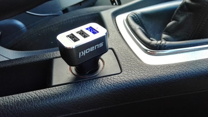 Suaoki 7.2A 36W 3 port USB car charger   Review