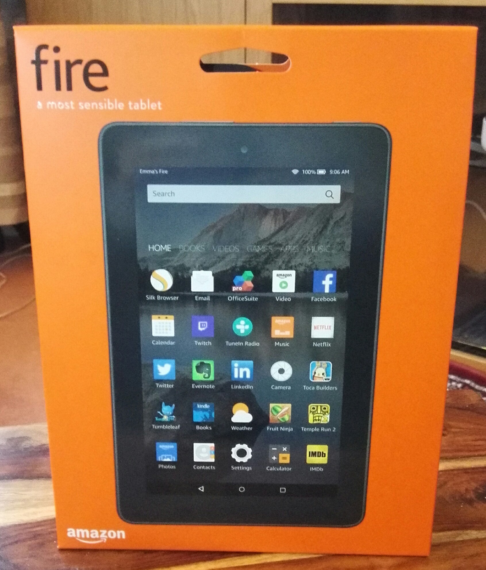 kindle fire hdx 7 box