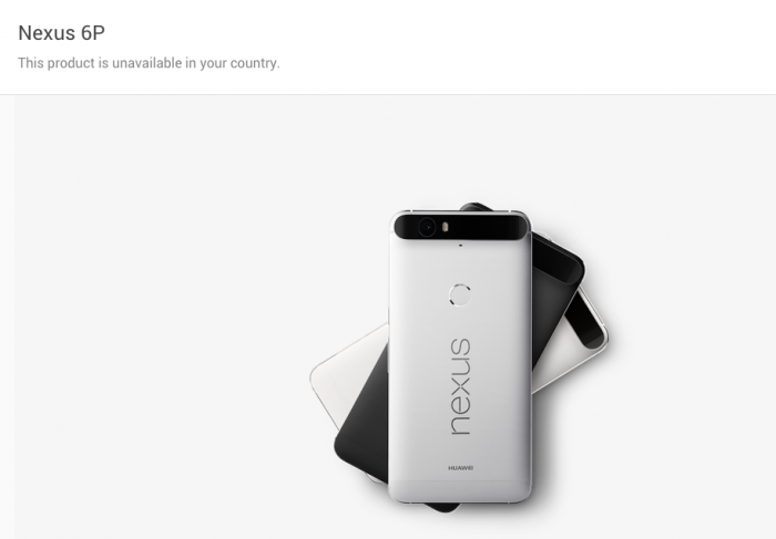 Nexus 6P   Horrible unavailable message for UK