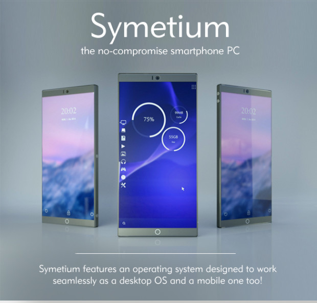 Symetium super phone going into crowdsourcing
