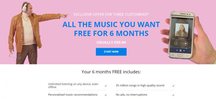 Get the Deezer Geezer for 6 months Free(zer)