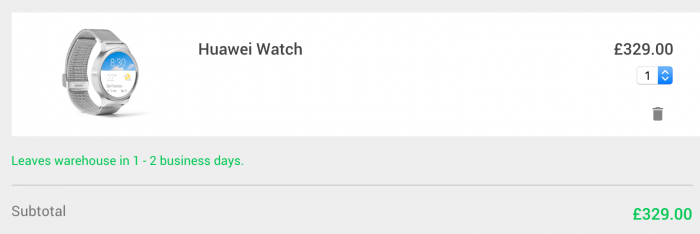 Huawei Watch now available on UK Google Store