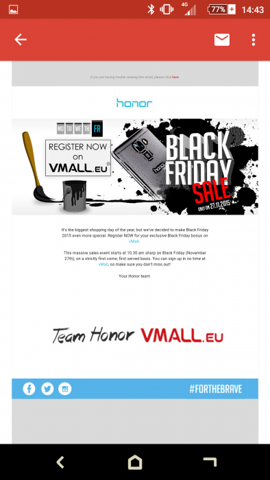 Black Friday   Honor vMall deals