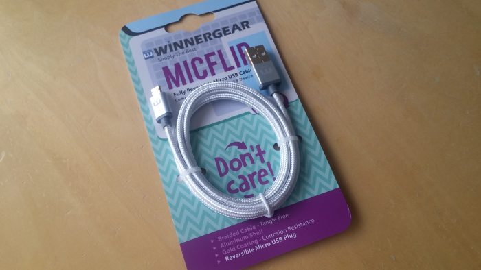 Winner Gear Reversible Micro USB cable   Review