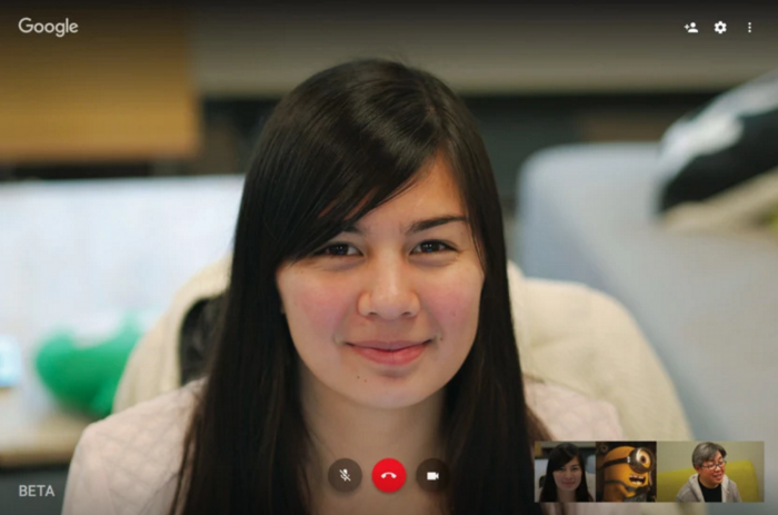 Updated Google Hangouts randomly betaing