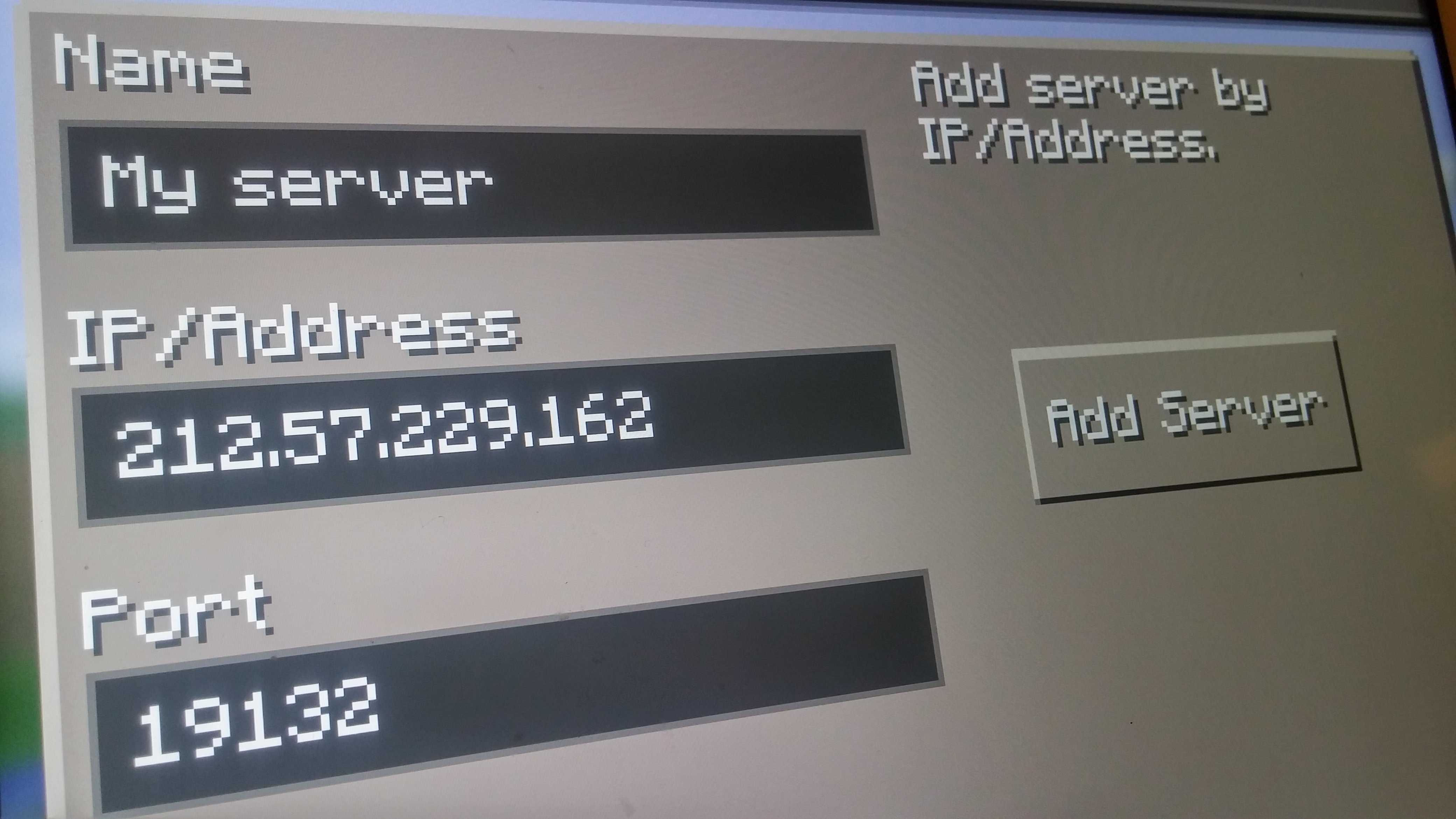 how to find my server ip minecraft