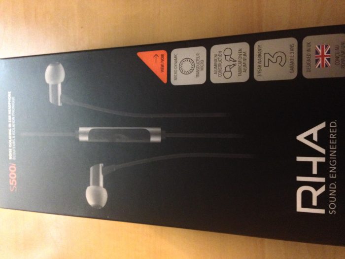 RHA S500i earbuds   review