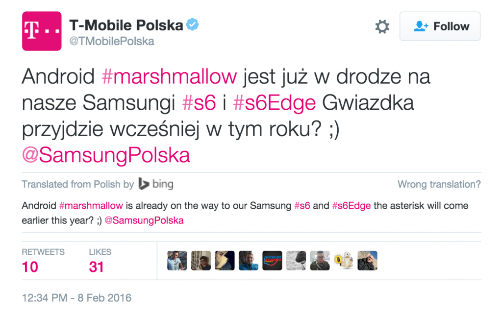 Samsung Galaxy S6 and S6 Edge for Europe: Marshmallow update on its way