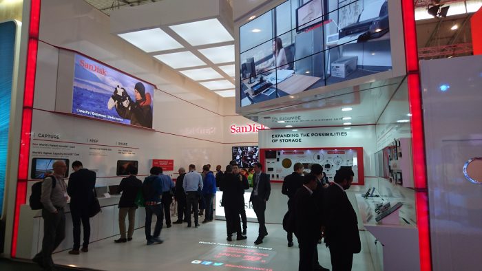 MWC   A tour of the SanDisk stand