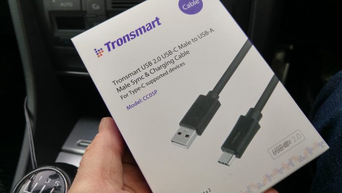 Tronsmart Type C and micro USB cables overview