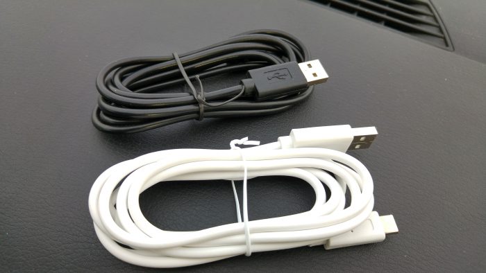 Tronsmart Type C and micro USB cables overview