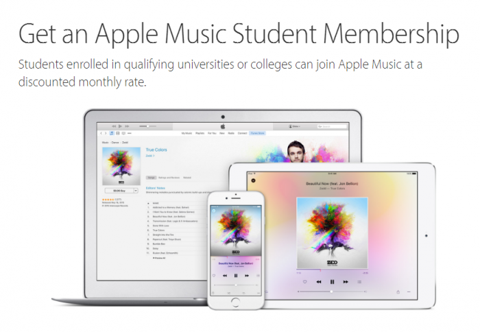 Apple Music half price for students