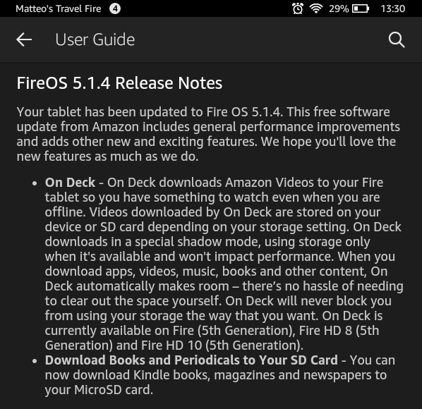 FireOS 5.1.4 Rolling Out