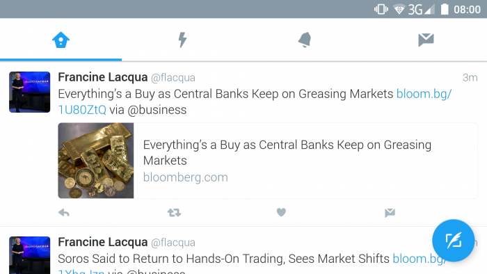 Twitter for Android goes Material Design