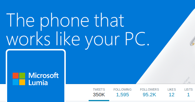 Microsoft close Lumia Twitter accounts