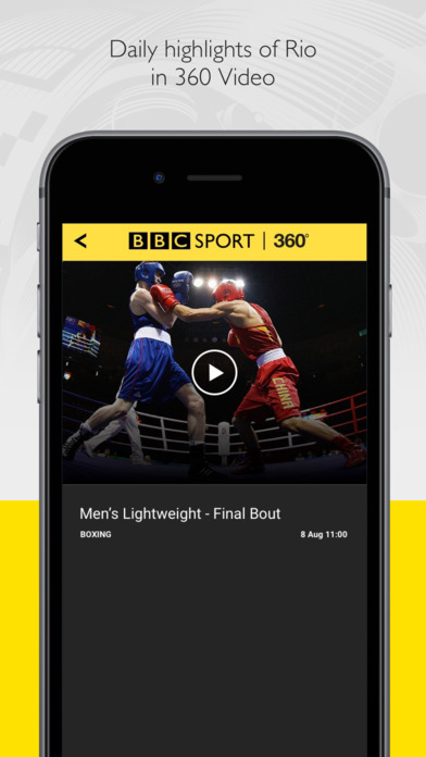 BBC go 360 for Rio 2016