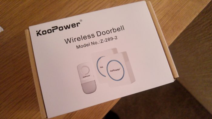 Im reviewing a doorbell. A DOORBELL. The KooPower Wireless Doorbell   Review