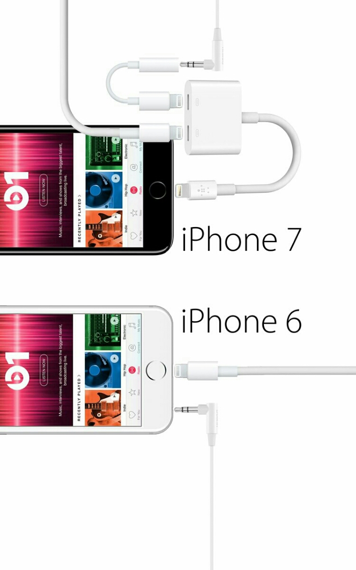 So, you want to listen to music AND charge your iPhone 7?