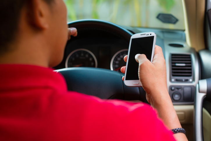 Mobile device use while driving is on the increase!