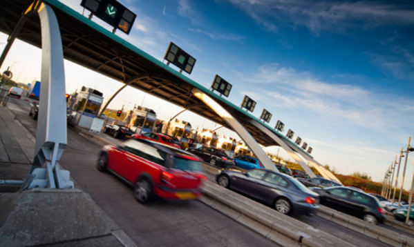 The M6 Toll   Not quite contactless, actually