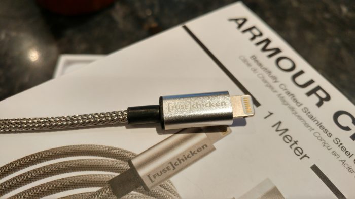 Armour Charge Cable   Up close and personal