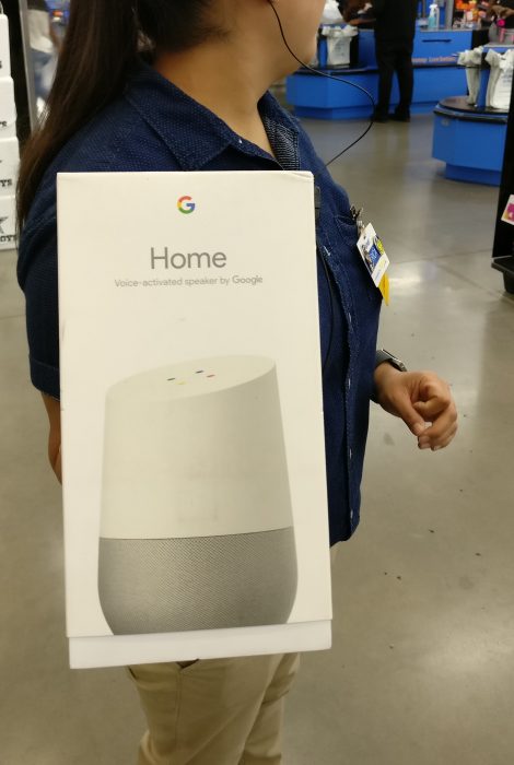 Google Home found at Walmart, what a tease...